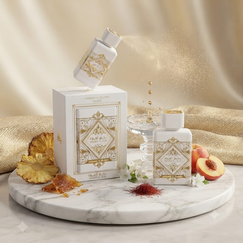 Lattafa Badee Al Oud Honor & Glory Eau de Parfum – 100ml Unisex Perfume | Sweet Spicy Oriental Fragrance