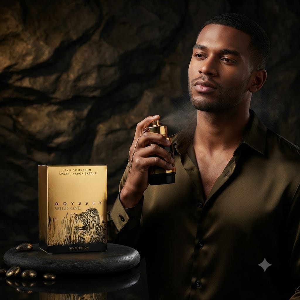 ARMAF Odyssey Wild One Gold Edition EDP 100ml – Men's Fresh Woody Fragrance