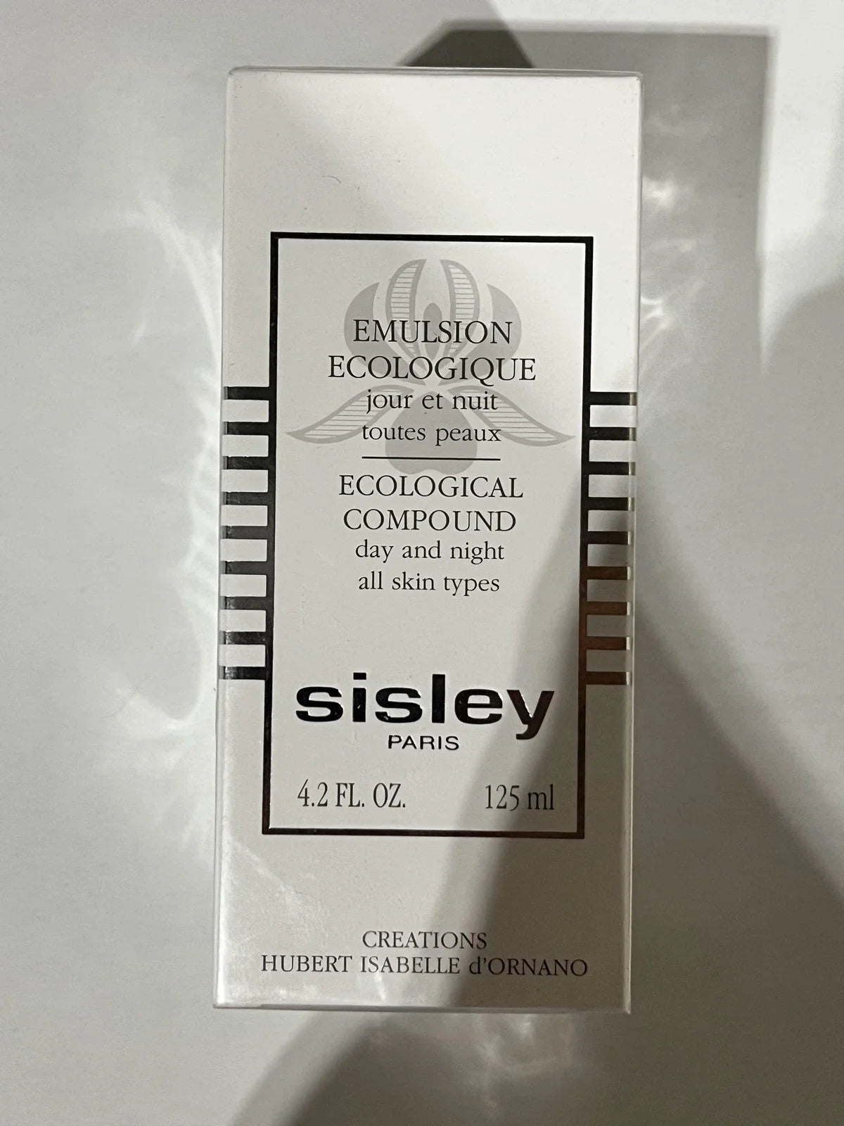 Sisley Ecological Compound With Pump 125ml (4.2 oz) | Luxury Botanical Facial Moisturizer | Hydrating Balancing Skincare Lotion | Premium Beauty