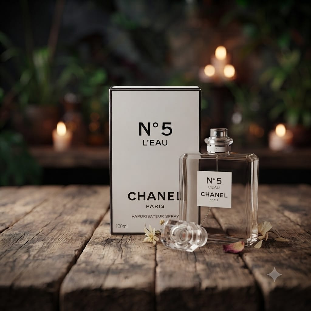 CHANEL N°5 L’EAU Eau de Toilette Spray 100ml – Fresh Floral Fragrance