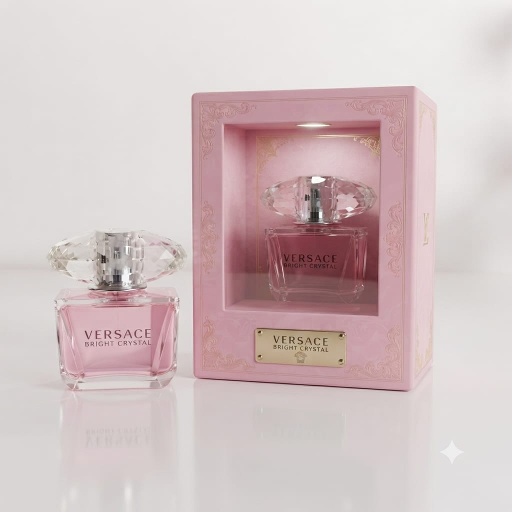 Versace Bright Crystal Eau de Toilette 90ml for Women | Floral Fruity Musky Perfume