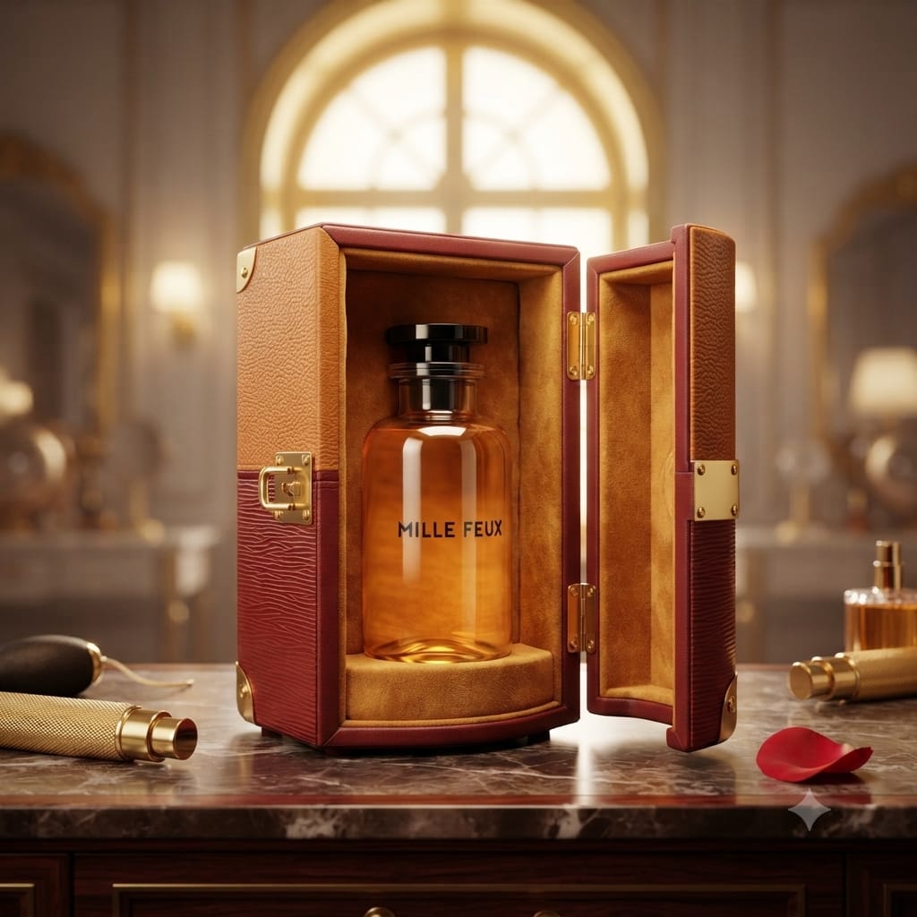Louis Vuitton Mille Feux Eau de Parfum – Luxury Raspberry & Leather Floral Perfume
