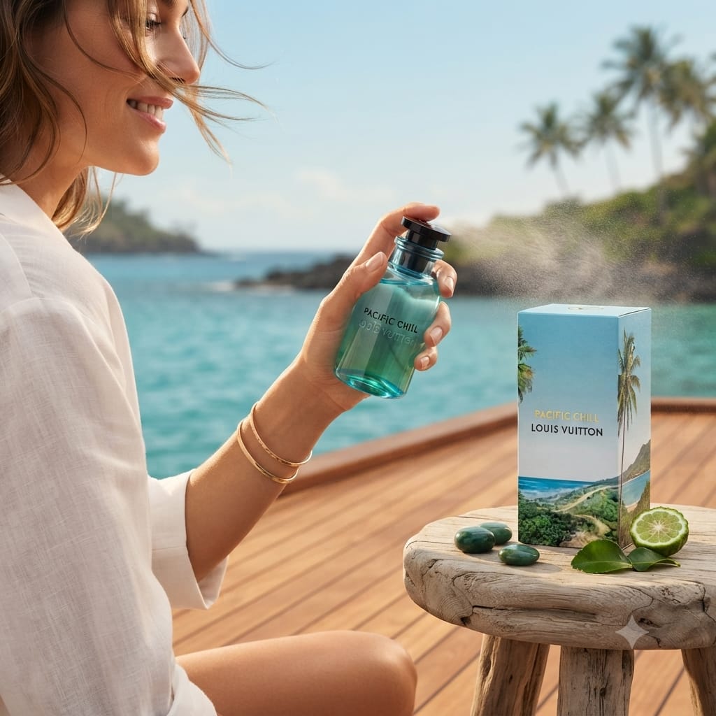 Louis Vuitton Pacific Chill Eau de Parfum – Fresh Fruity Unisex Fragrance