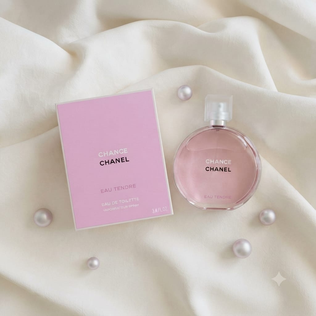 CHANEL Chance Eau Tendre Eau de Toilette for Women – Floral Fragrance