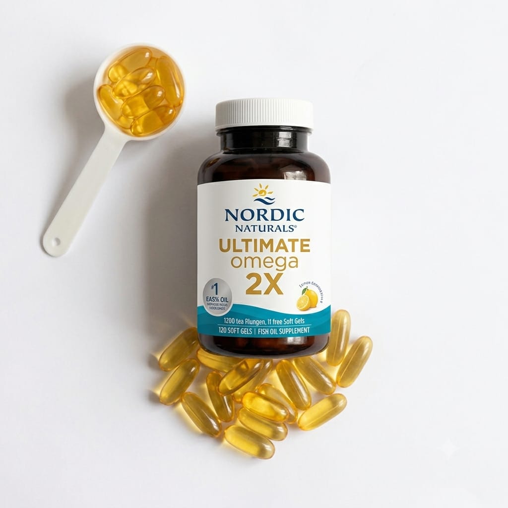 Nordic Naturals Ultimate Omega 2X 2150 mg Omega-3 – 120 Soft Gels Lemon