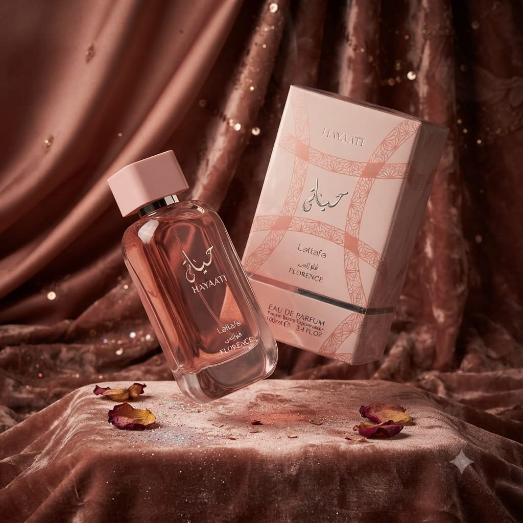Lattafa Hayaati Florence Eau de Parfum 100ml for Women | Floral Fruity Gourmand Perfume