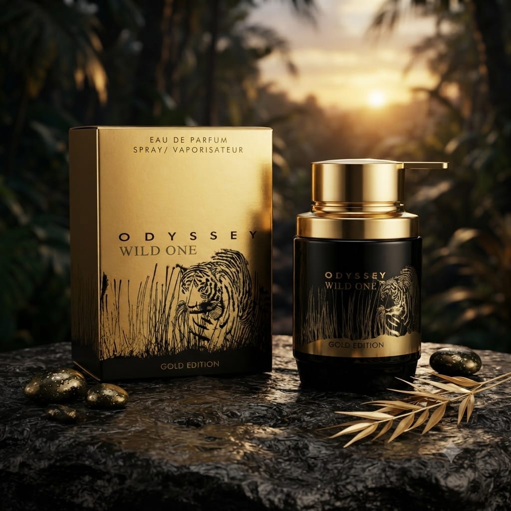 ARMAF Odyssey Wild One Gold Edition EDP 100ml – Men's Fresh Woody Fragrance