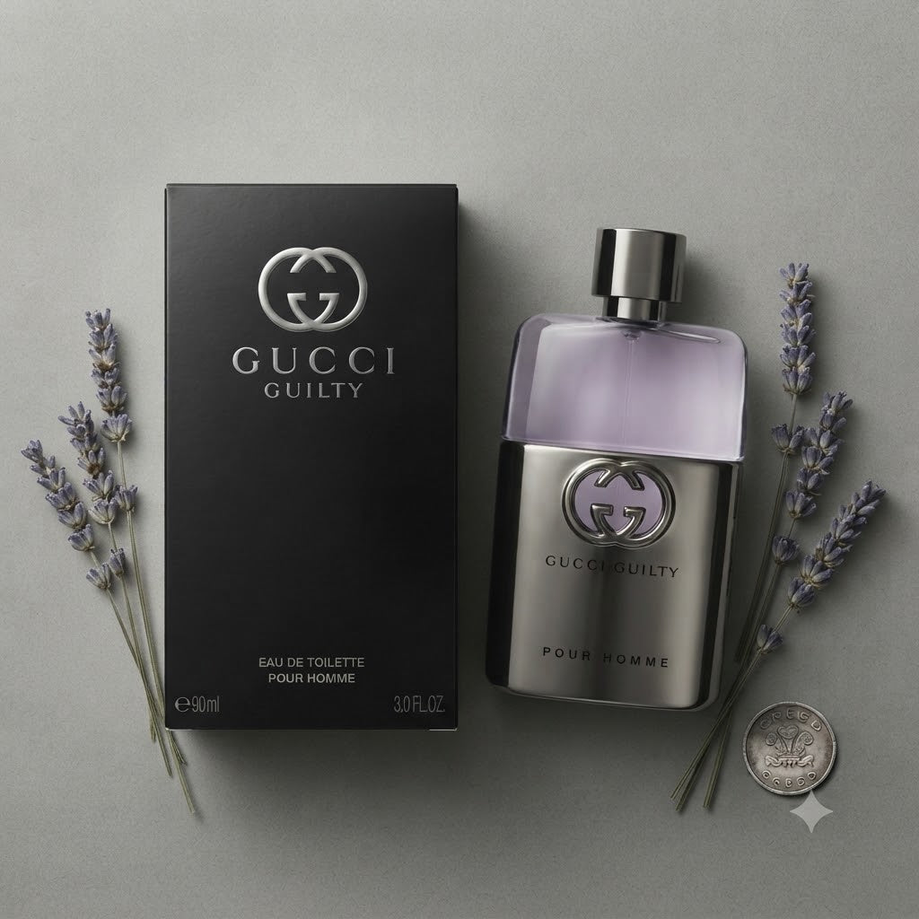Gucci Guilty Pour Homme Eau de Toilette 90ml – Men’s Fresh Woody Fragrance