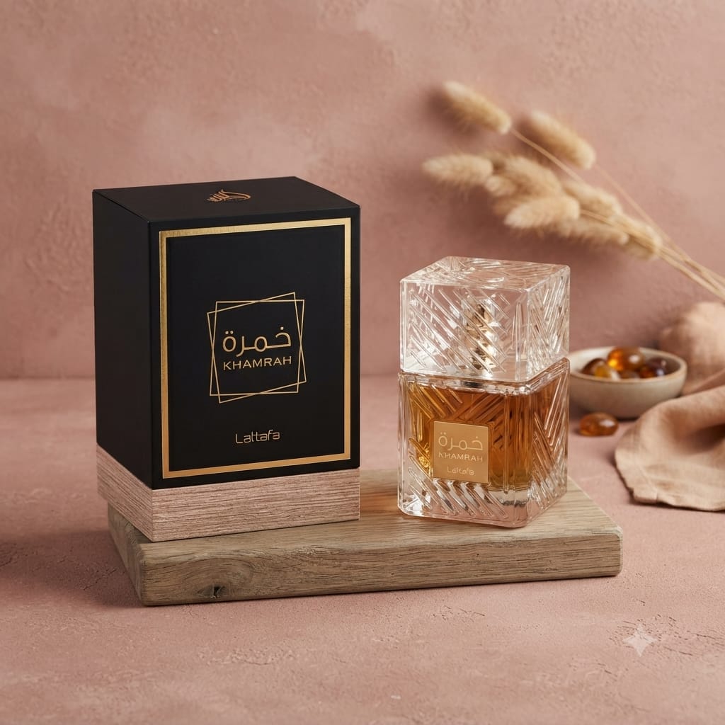 Lattafa Khamrah Eau De Parfum 100ml – Luxury Sweet Spicy Unisex Fragrance