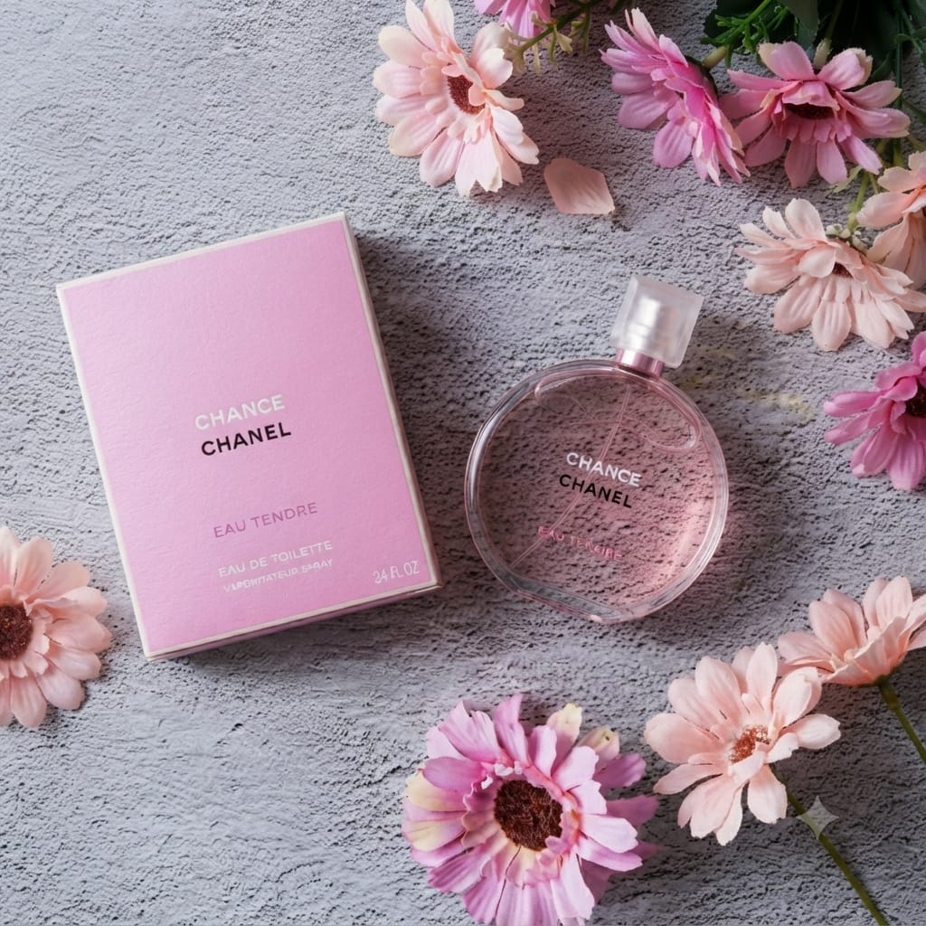 CHANEL Chance Eau Tendre Eau de Toilette for Women – Floral Fragrance