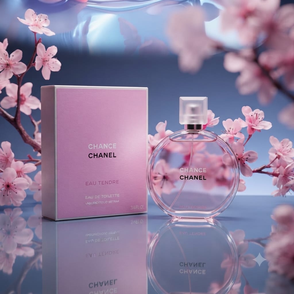 CHANEL Chance Eau Tendre Eau de Toilette for Women – Floral Fragrance
