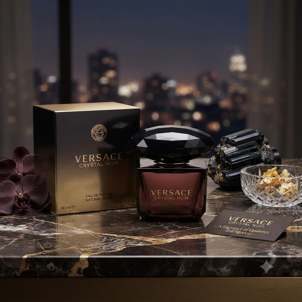 Versace Crystal Noir Eau de Parfum 90ml for Women – Luxury Fragrance