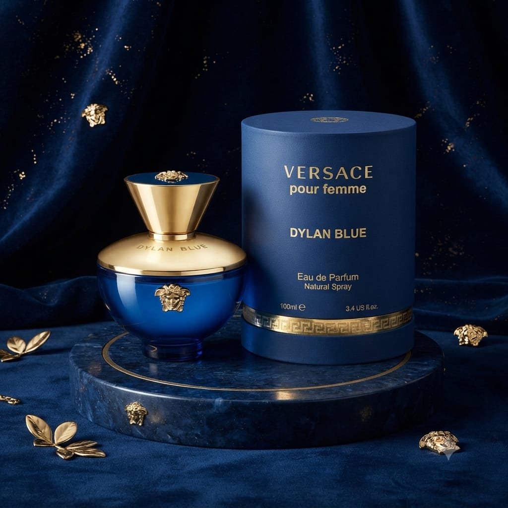 Versace Dylan Blue Pour Femme Eau de Parfum 100ml | Women's Floral Fruity Woody Perfume