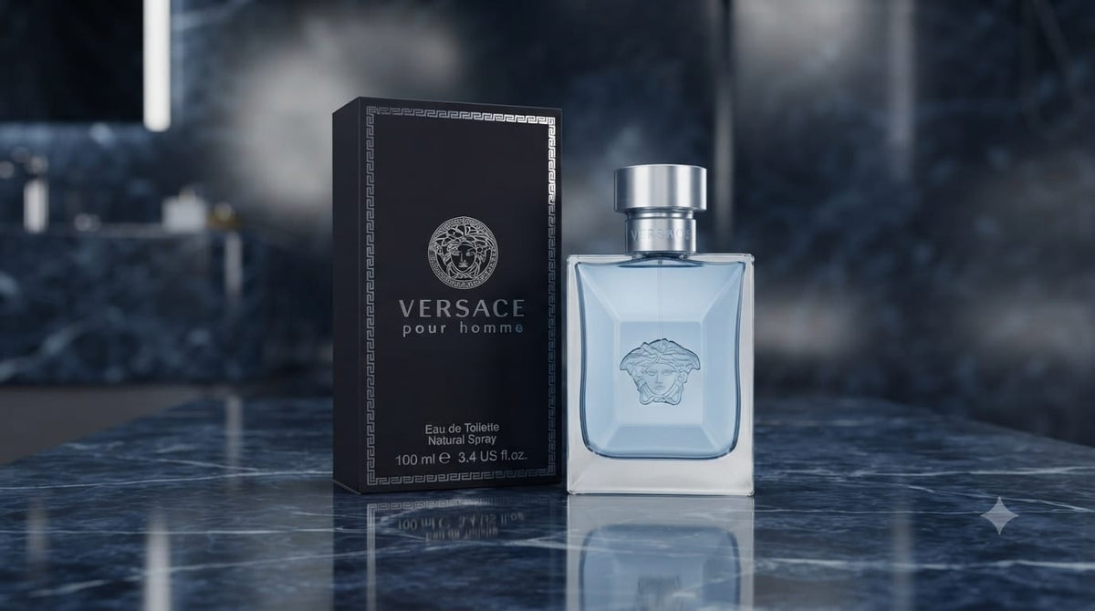 Versace Pour Homme Eau De Toilette 100ml – Fresh Citrus Aromatic Men's Fragrance