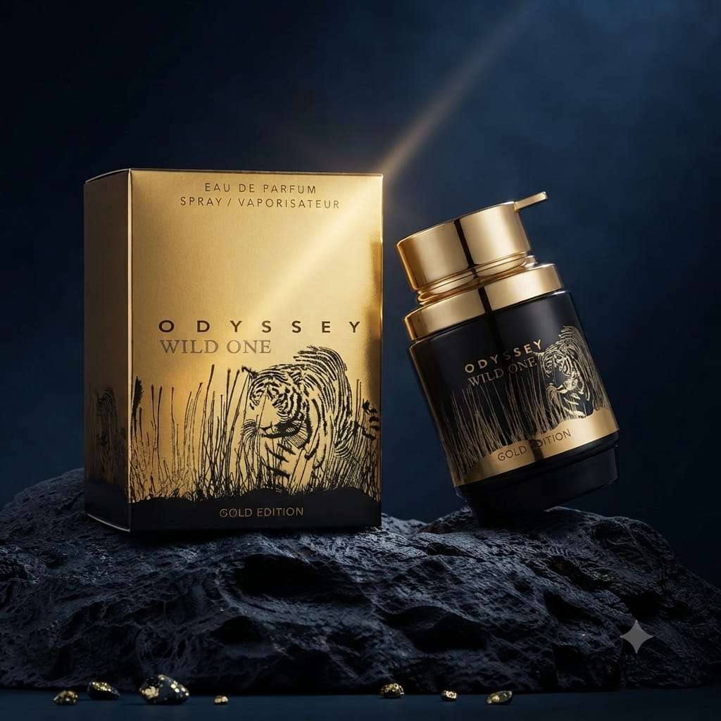 ARMAF Odyssey Wild One Gold Edition EDP 100ml – Men's Fresh Woody Fragrance