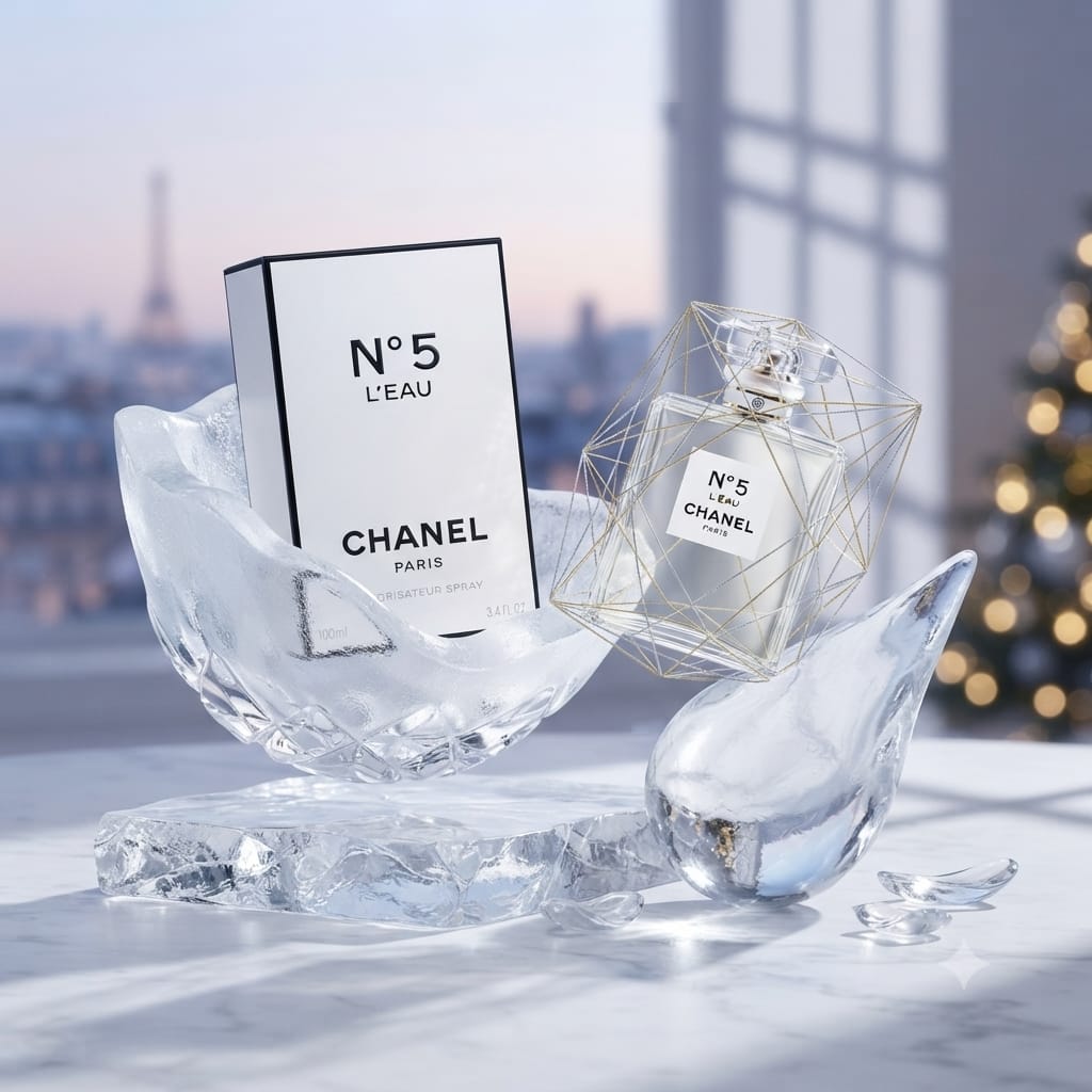 CHANEL N°5 L’EAU Eau de Toilette Spray 100ml – Fresh Floral Fragrance