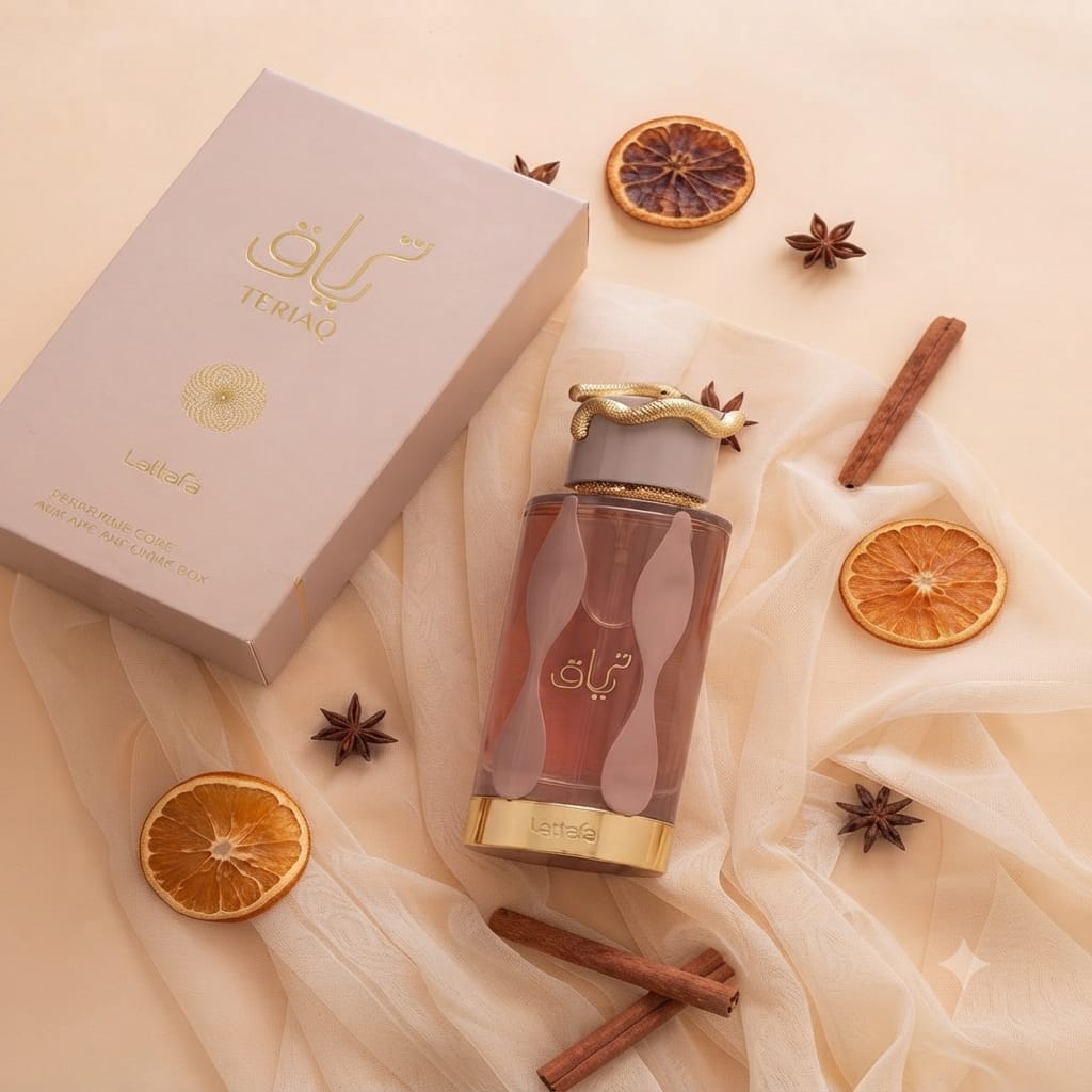 Lattafa Teriaq Eau de Parfum – 100ml Unisex Perfume | Sweet Oriental Vanilla Fragrance by Quentin Bisch
