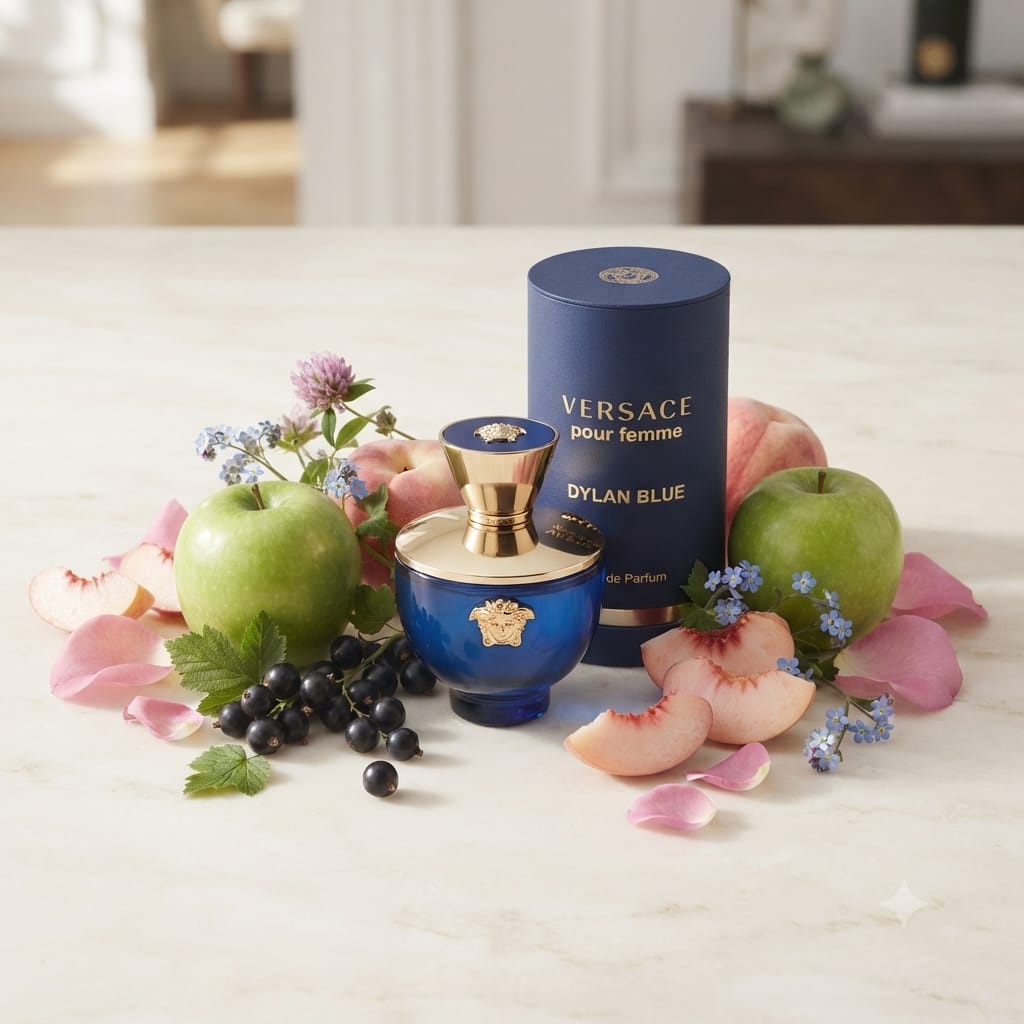 Versace Dylan Blue Pour Femme Eau de Parfum 100ml | Women's Floral Fruity Woody Perfume
