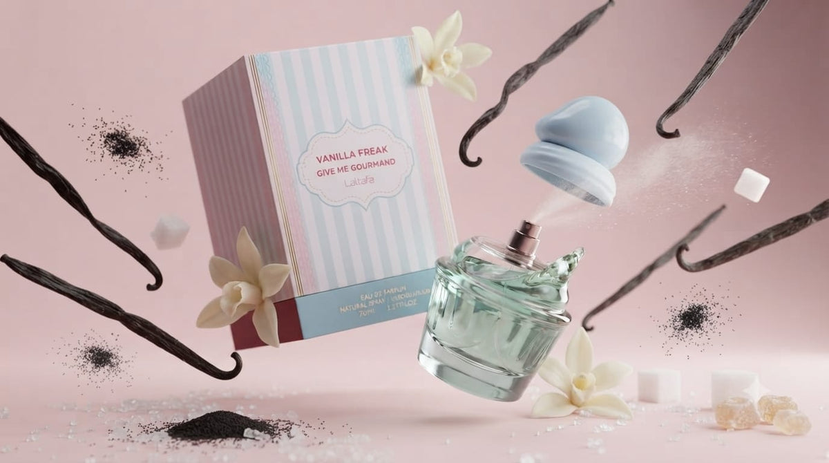 Lattafa Give Me Gourmand Vanilla Freak Eau de Parfum – 75ml Unisex Perfume | Sweet Vanilla Cupcake Fragrance