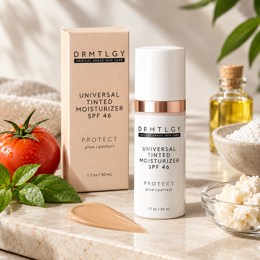 DRMTLGY Universal Tinted Moisturizer SPF 46 50ml – Sheer Hydrating Facial Sunscreen