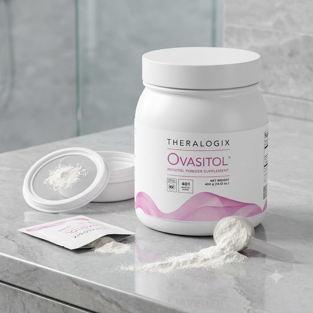 Theralogix Ovasitol Inositol Powder 400g – 40:1 Myo-Inositol & D-Chiro-Inositol Supplement