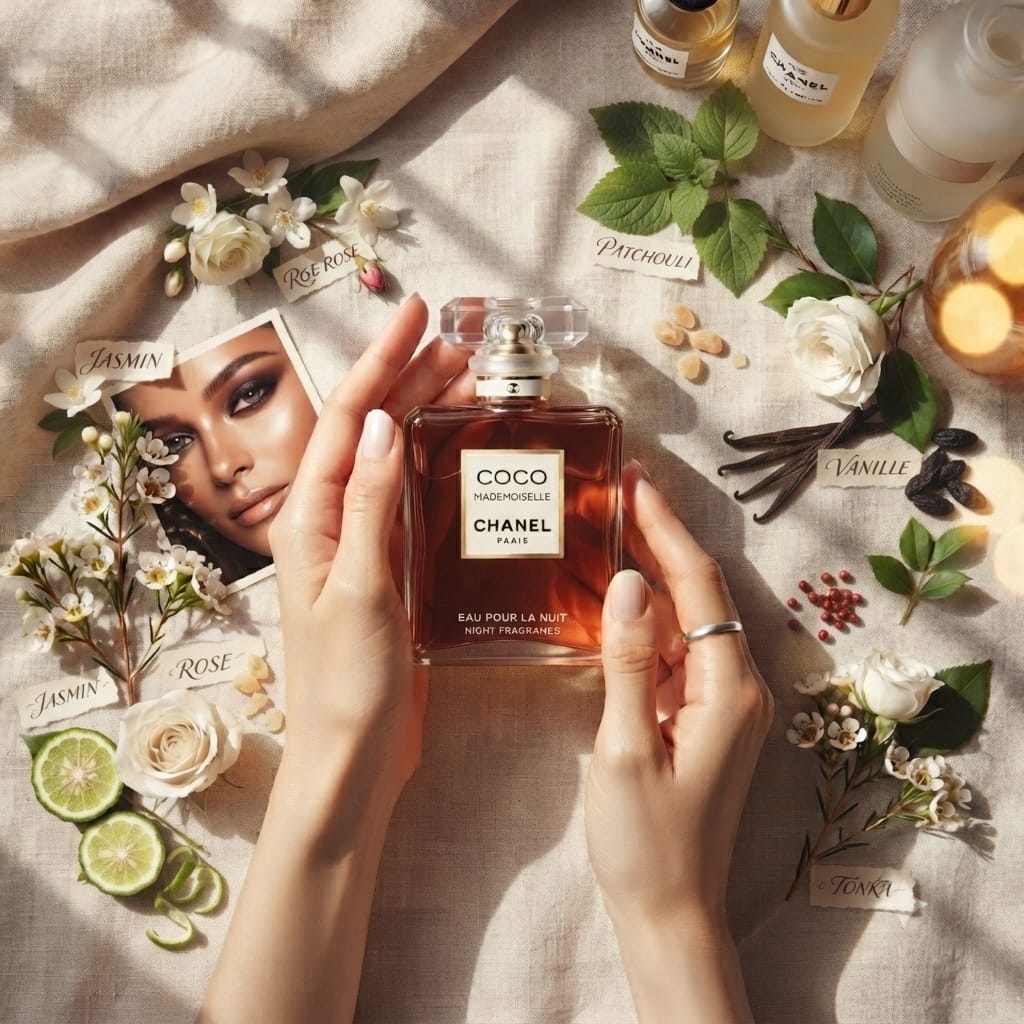 Coco Mademoiselle Night Fragrance – Elegant Floral & Warm Vanilla Perfume