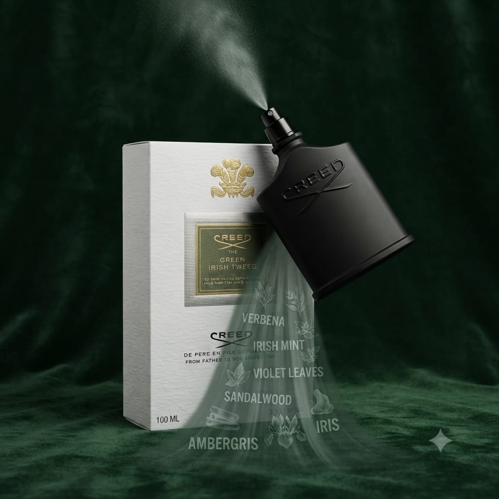 Creed Green Irish Tweed Eau de Parfum 100ml – Men’s Fresh Woody Fragrance