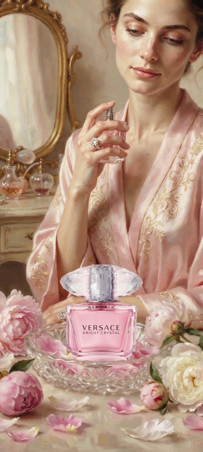 Versace Bright Crystal Eau de Toilette 90ml for Women | Floral Fruity Musky Perfume