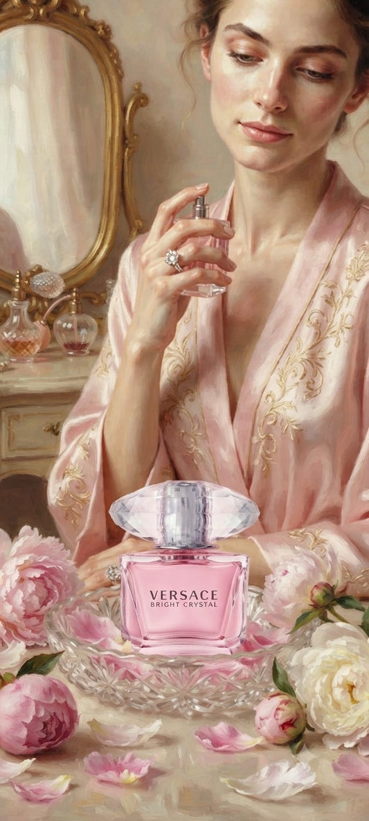 Versace Bright Crystal Eau de Toilette 90ml for Women | Floral Fruity Musky Perfume