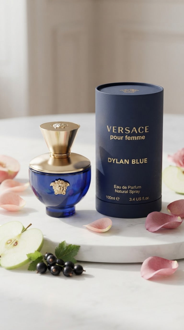 Versace Dylan Blue Pour Femme Eau de Parfum 100ml | Women's Floral Fruity Woody Perfume