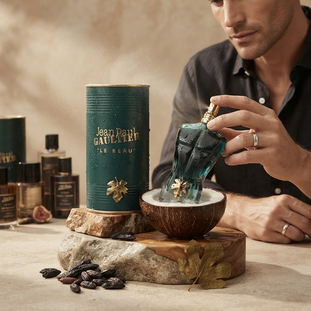 Jean Paul Gaultier Le Beau Eau de Toilette – Men’s Woody Aromatic Fragrance