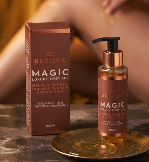 Besque Magic Luxury Body Oil 100ml – Nourishing Hydrating Body Oil