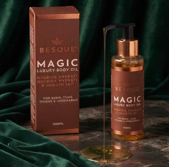 Besque Magic Luxury Body Oil 100ml – Nourishing Hydrating Body Oil