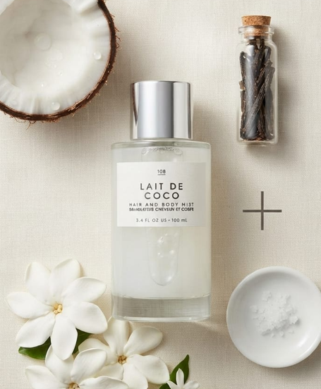 Lait De Coco Hair & Body Mist 100ml – Coconut Scented Fragrance Spray