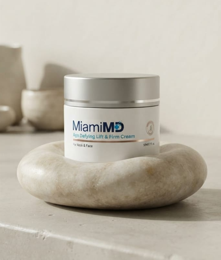 MiamiMD Age Defying Lift & Firm Cream – Face & Neck Moisturizer