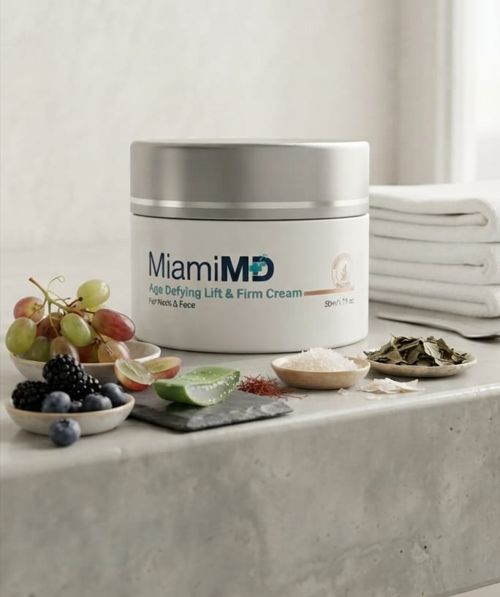 MiamiMD Age Defying Lift & Firm Cream – Face & Neck Moisturizer