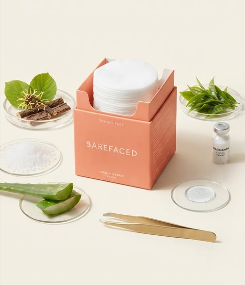 Barefaced Toning Pads – Daily Facial Toner Pads for Easy Skincare Routine