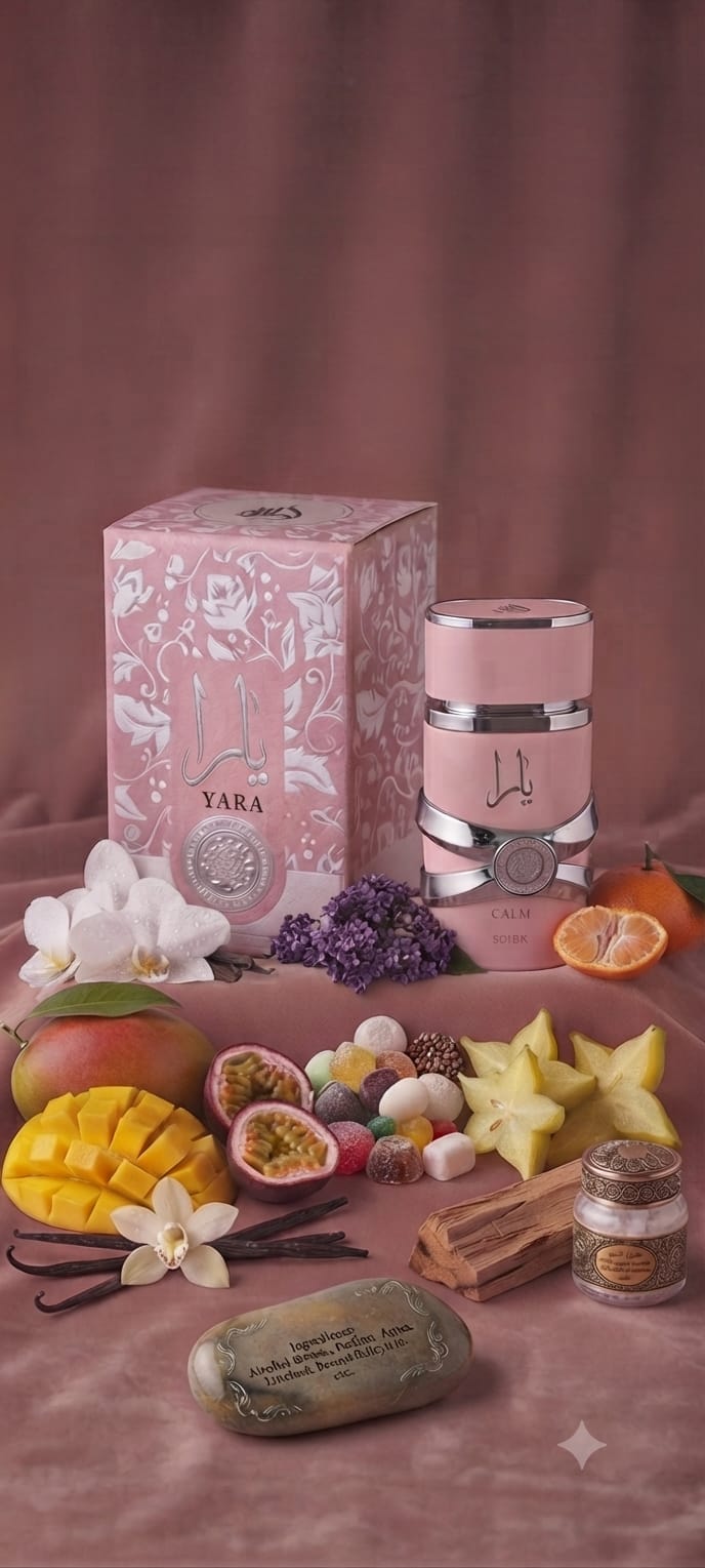 Lattafa Yara Eau de Parfum – Women’s Sweet Amber Vanilla Perfume