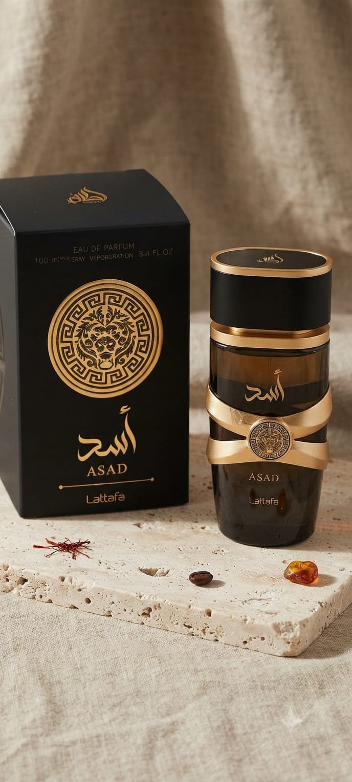 Lattafa Asad Eau de Parfum 100ml – Men’s Amber & Spicy Fragrance