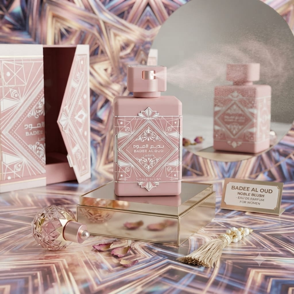 Lattafa Bade’e Al Oud Noble Blush Eau de Parfum 100ml – Women’s Sweet Floral Perfume