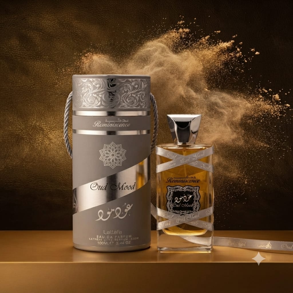 Lattafa Oud Mood Silver EDP 100ml – Luxury Arabian Perfume for Men