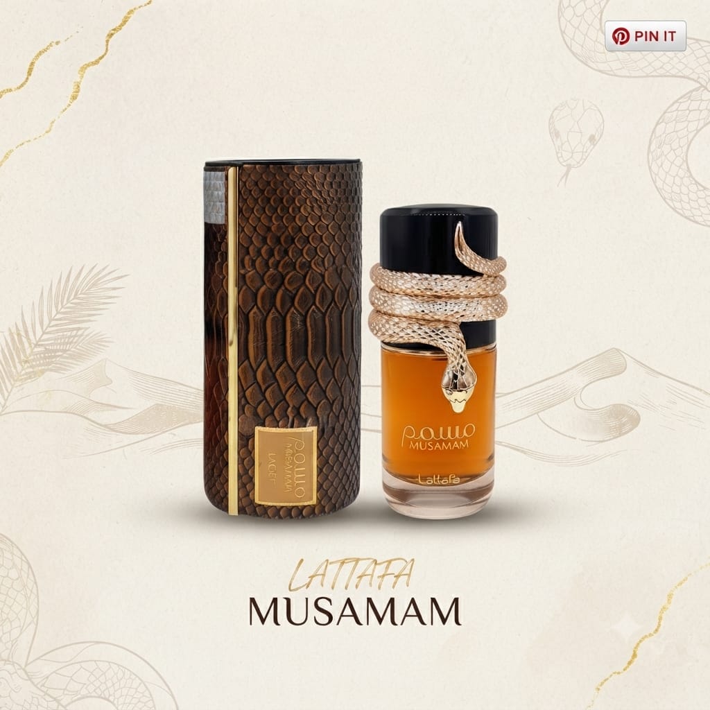 Lattafa Musamam Eau de Parfum – 100ml Unisex Perfume | Woody Spicy Amber Fragrance