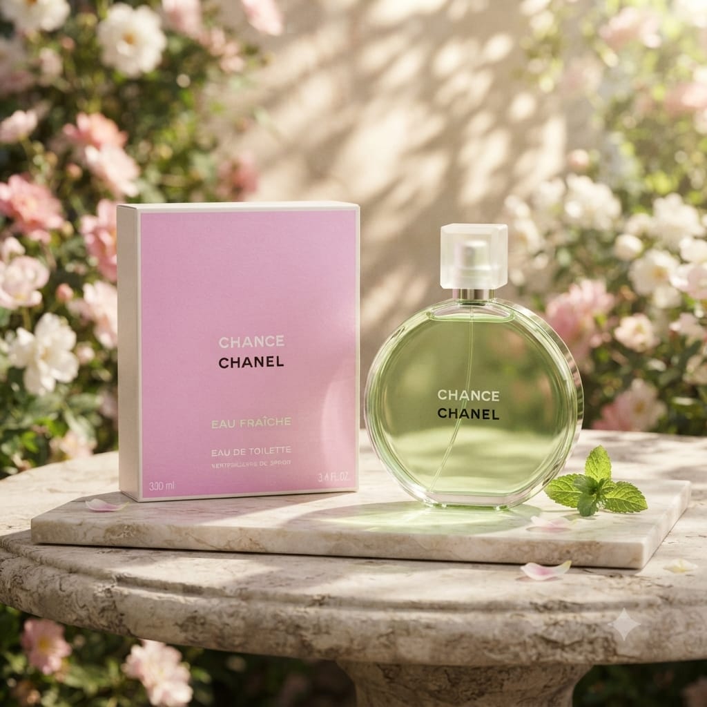 Chance Chanel Eau Fraîche Eau de Toilette for Women – Fresh & Elegant Fragrance