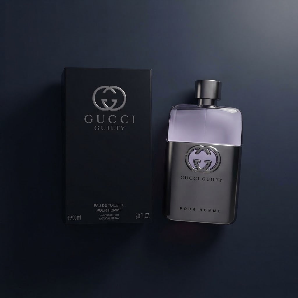 Gucci Guilty Pour Homme Eau de Toilette 90ml – Men’s Fresh Woody Fragrance