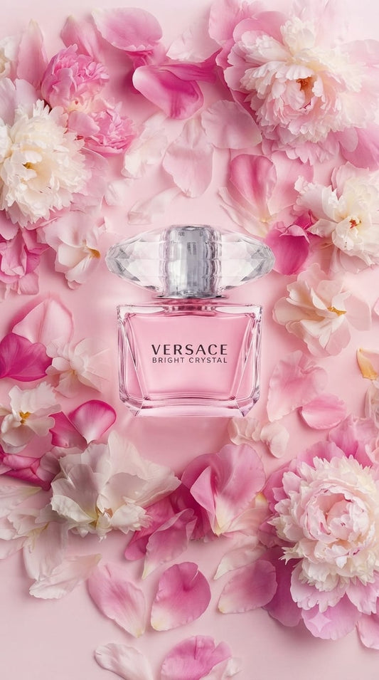 Versace Bright Crystal Eau de Toilette 90ml for Women | Floral Fruity Musky Perfume