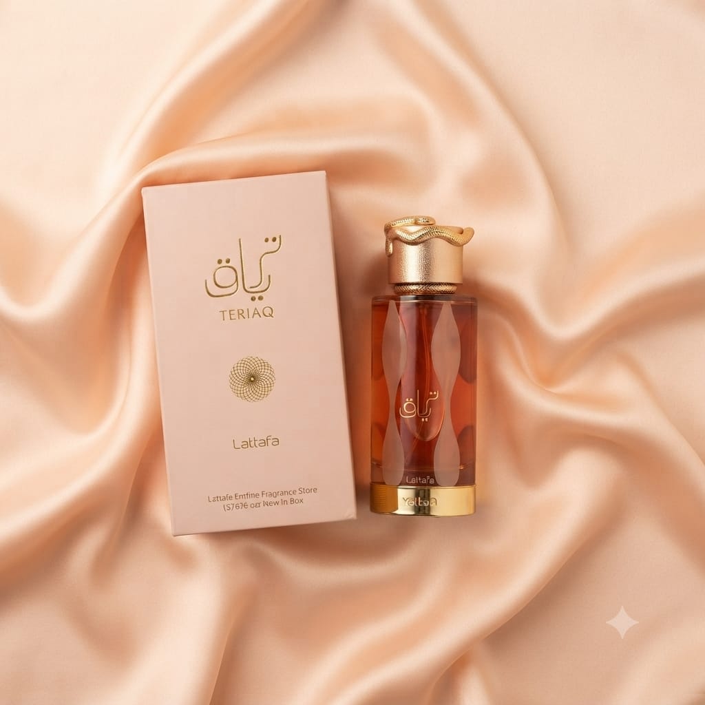 Lattafa Teriaq Eau de Parfum – 100ml Unisex Perfume | Sweet Oriental Vanilla Fragrance by Quentin Bisch