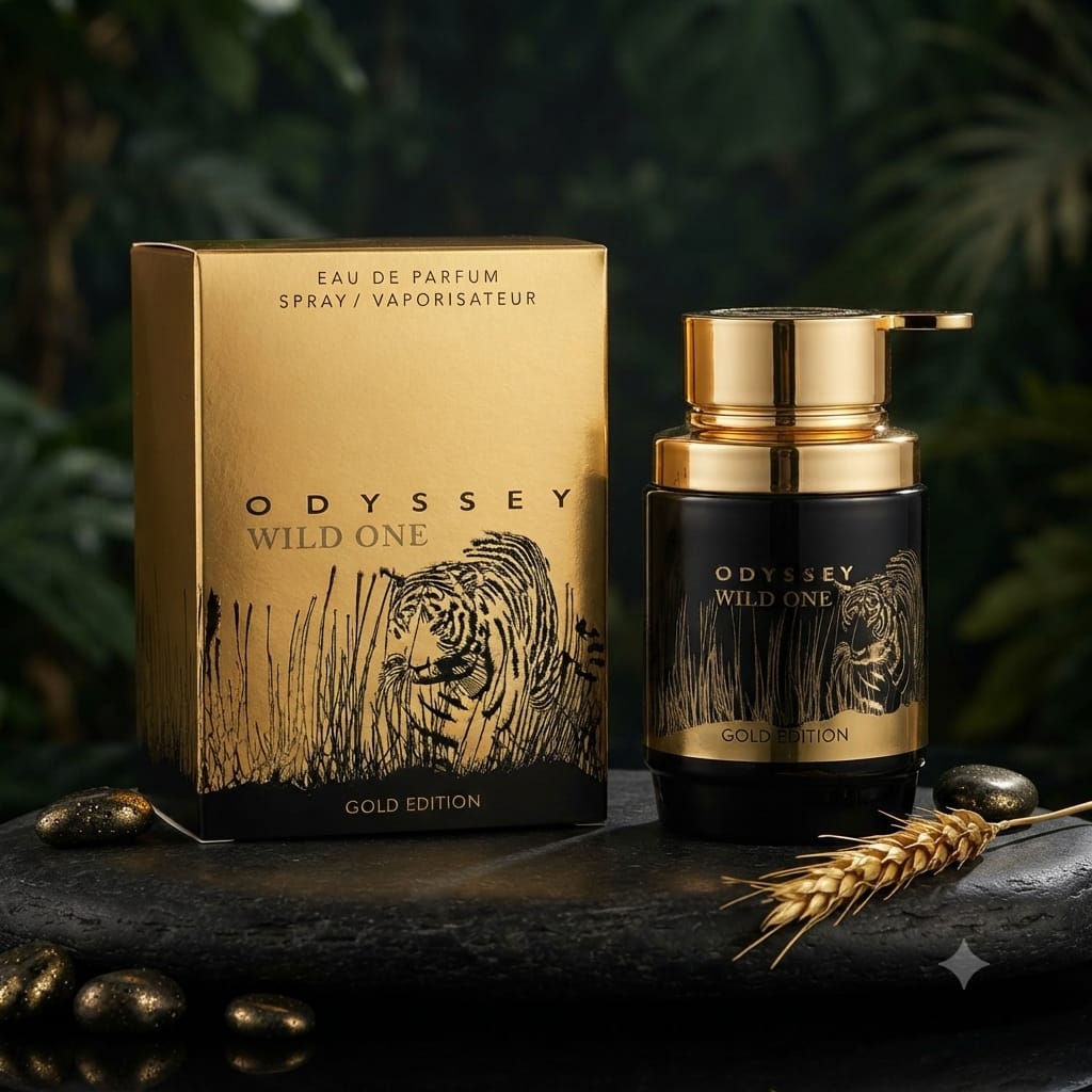 ARMAF Odyssey Wild One Gold Edition EDP 100ml – Men's Fresh Woody Fragrance
