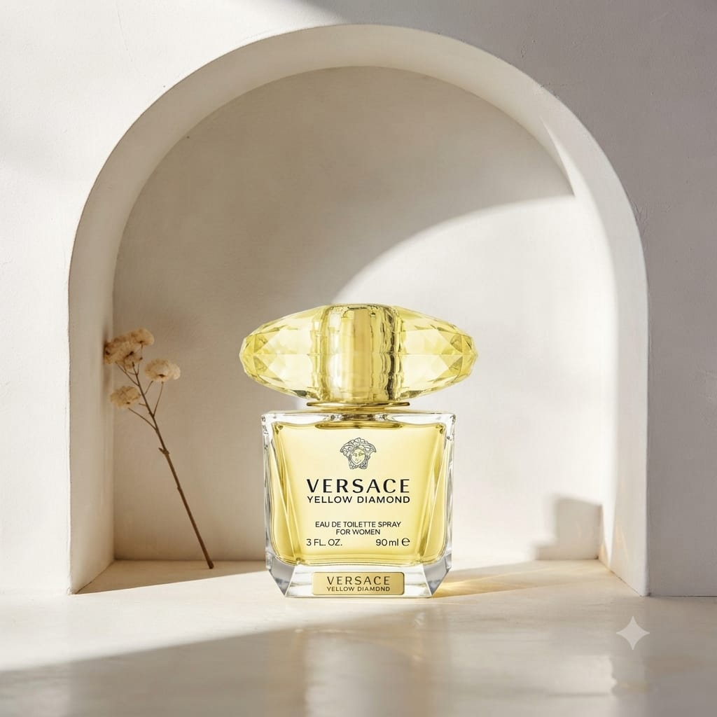 Versace Yellow Diamond Eau De Toilette – Luxury Citrus Floral Women's Perfume