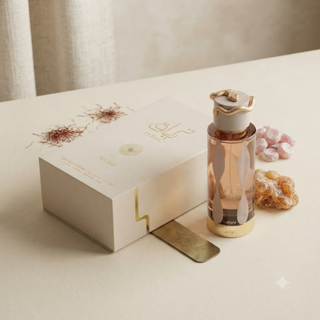 Lattafa Teriaq Eau de Parfum – 100ml Unisex Perfume | Sweet Oriental Vanilla Fragrance by Quentin Bisch