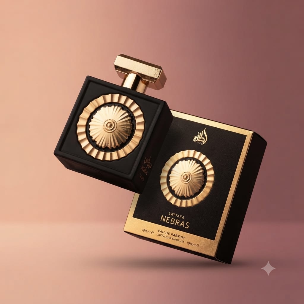 Lattafa Nebras Eau De Parfum 100ml – Luxury Sweet Vanilla Amber Unisex Perfume